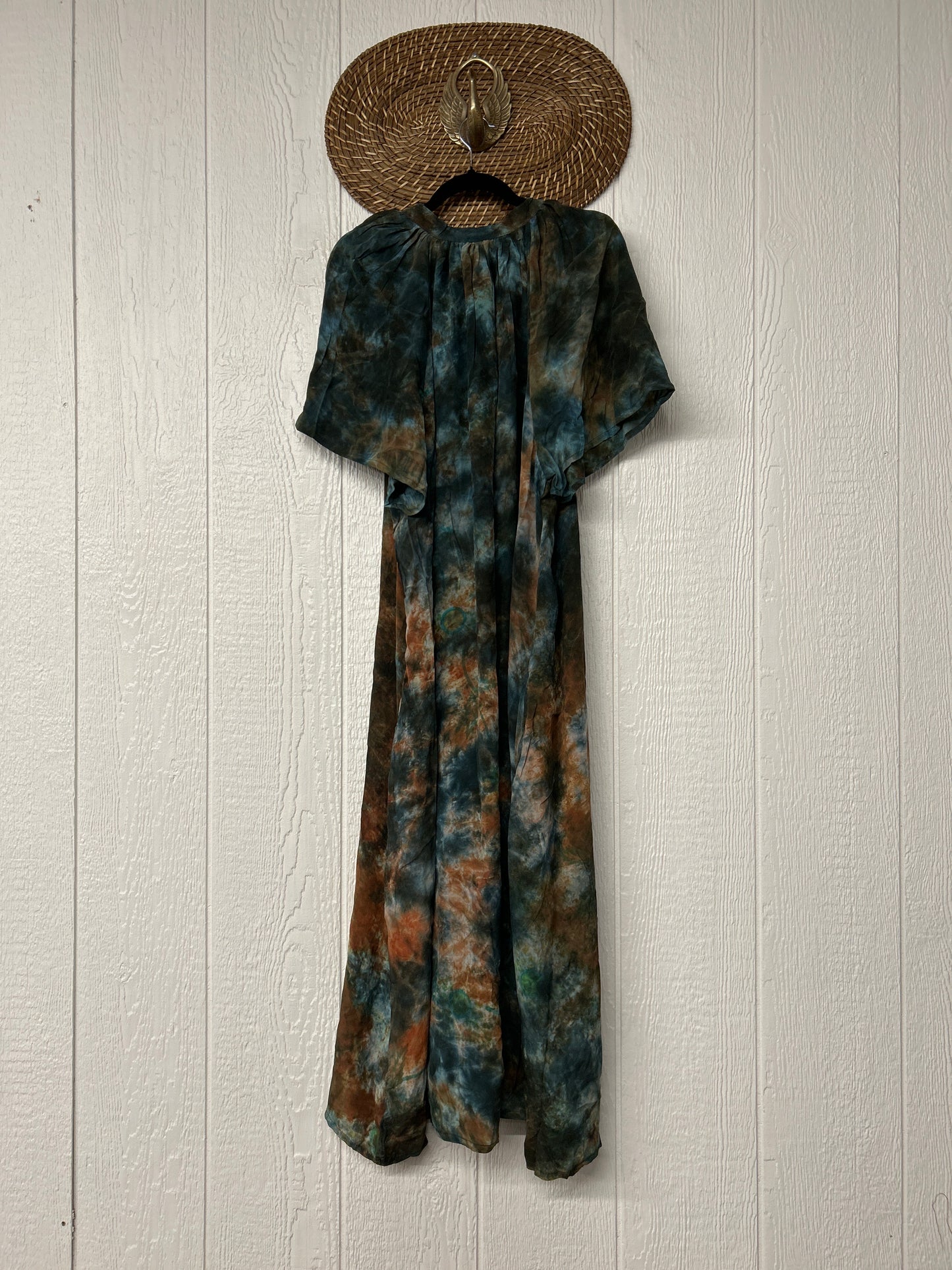Crepe Sari Summer Woodstock Duster 0626 239