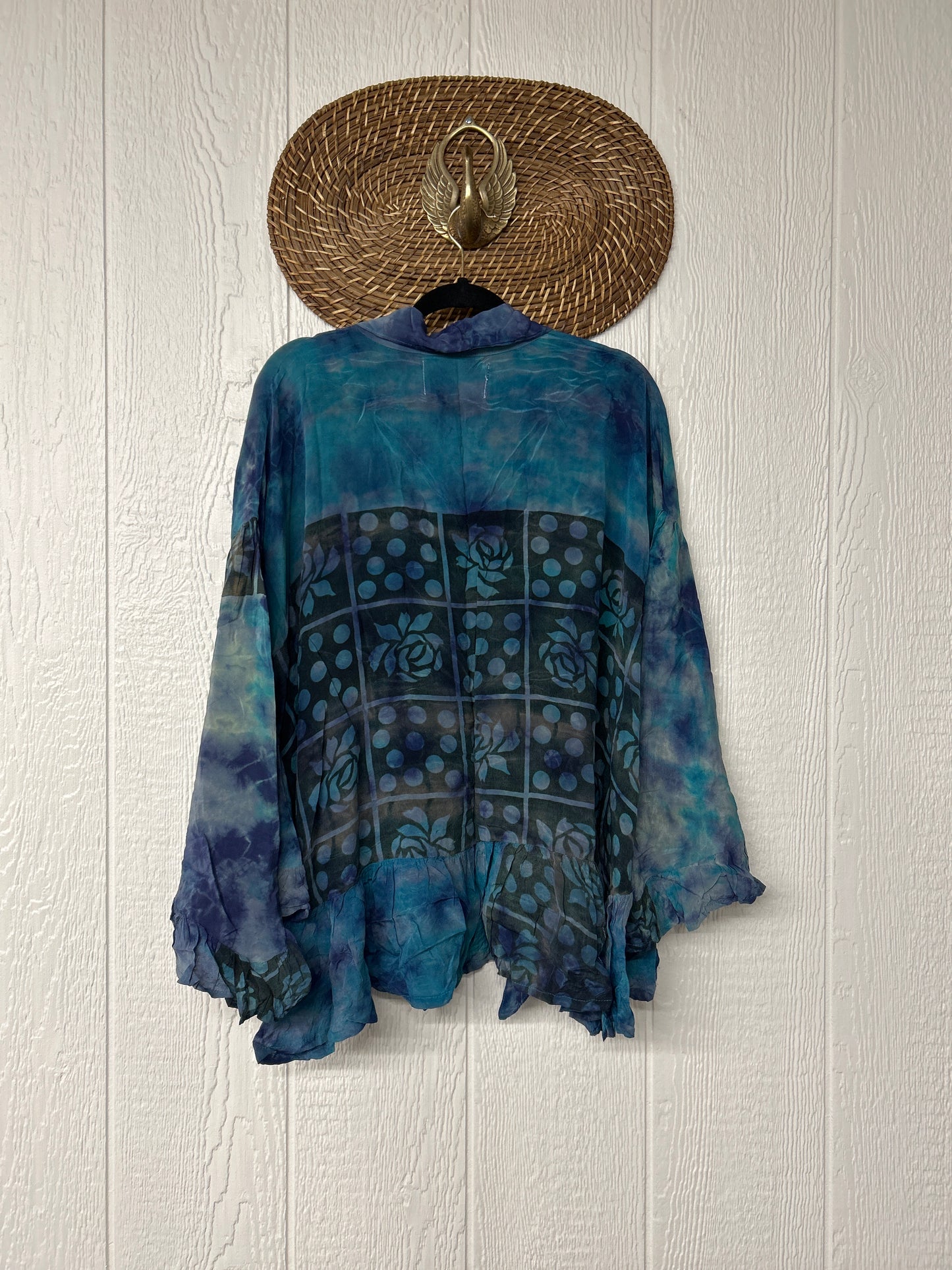 Crepe Sari Wild Rose Top 0526 015