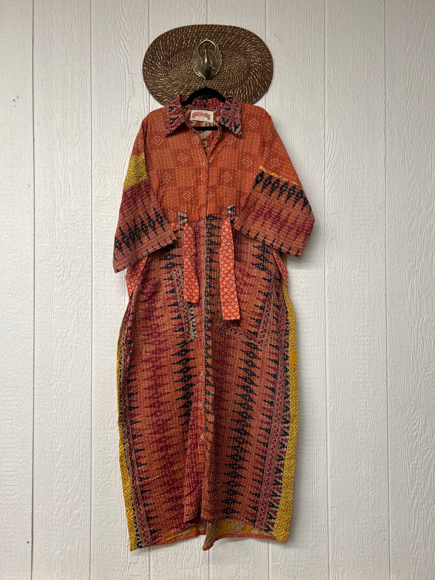 RETAIL Pareo Kantha Gravity Duster Dress 0226 240
