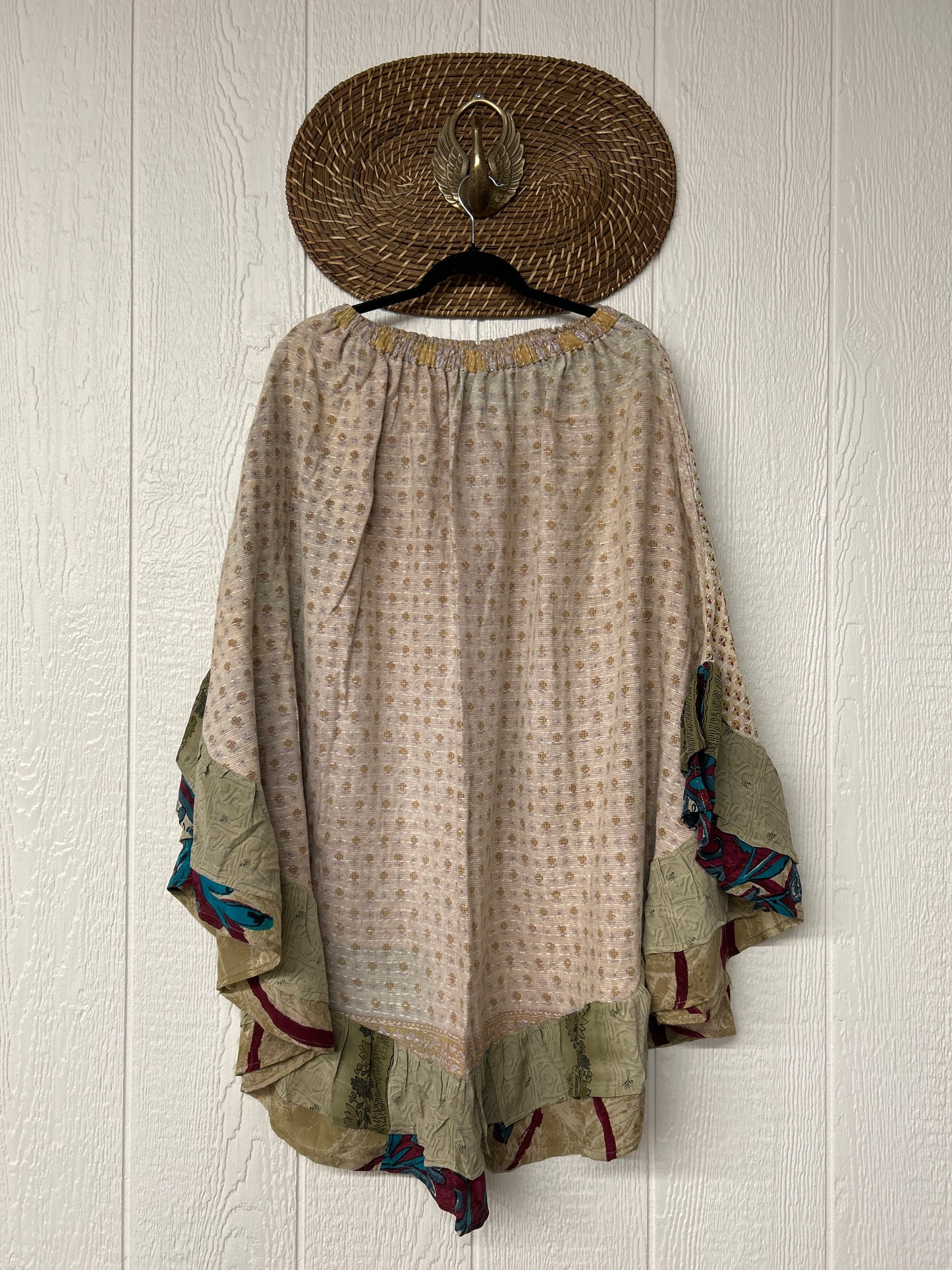 Pareo Kantha Wild Rose Skirt 0426 217
