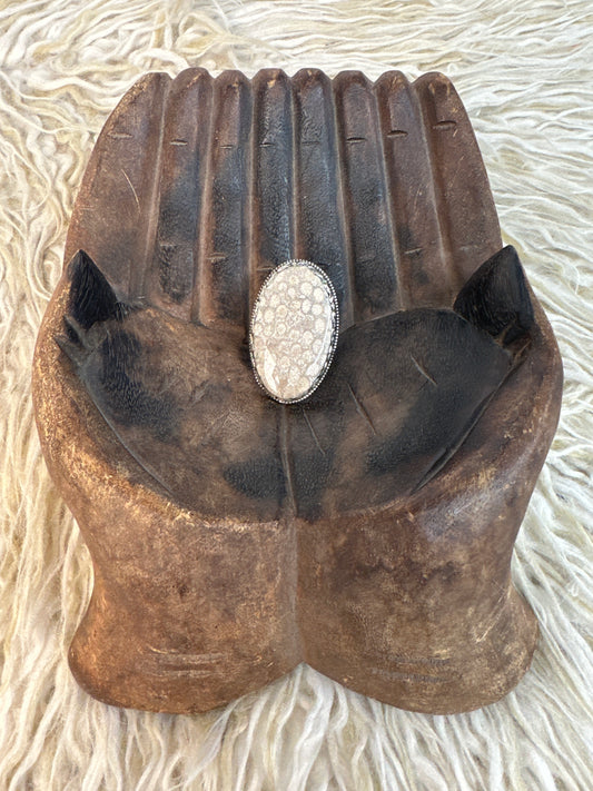 Fossil Coral Ring 0226 073