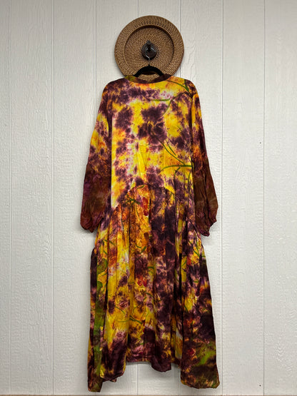 Crepe Sari Evermore Kimono 1026 070