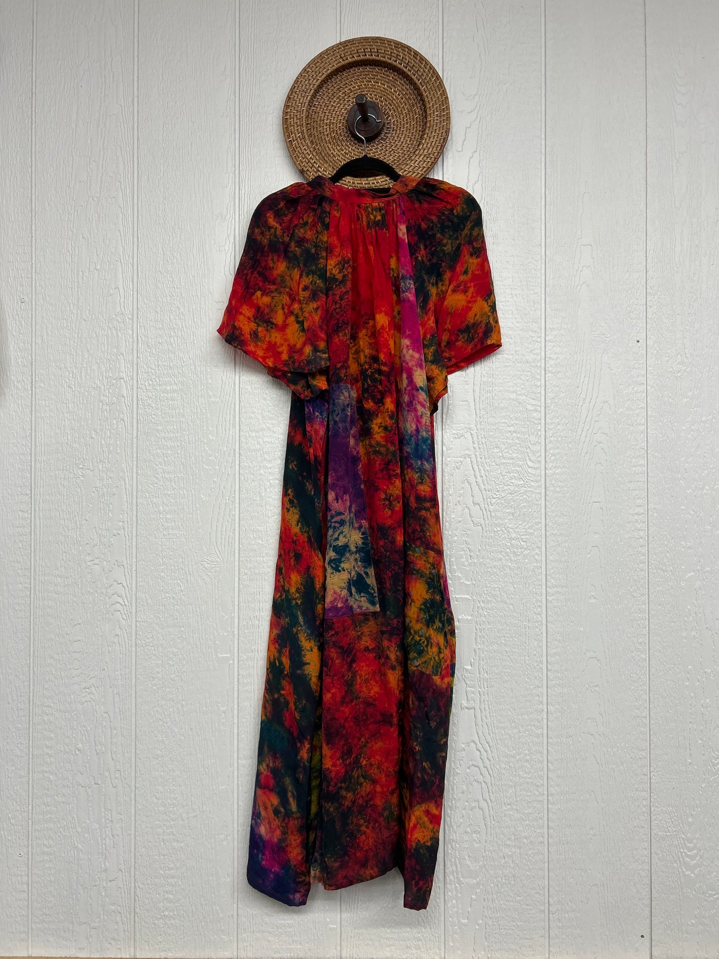 Crepe Sari Summer Woodstock Duster 0626 041