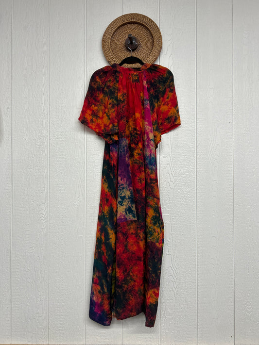 Crepe Sari Summer Woodstock Duster 0626 041