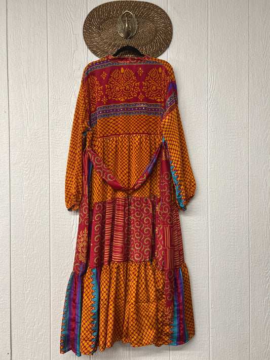 Rasgulla Sari Luminous Maxi Dress 0226 006