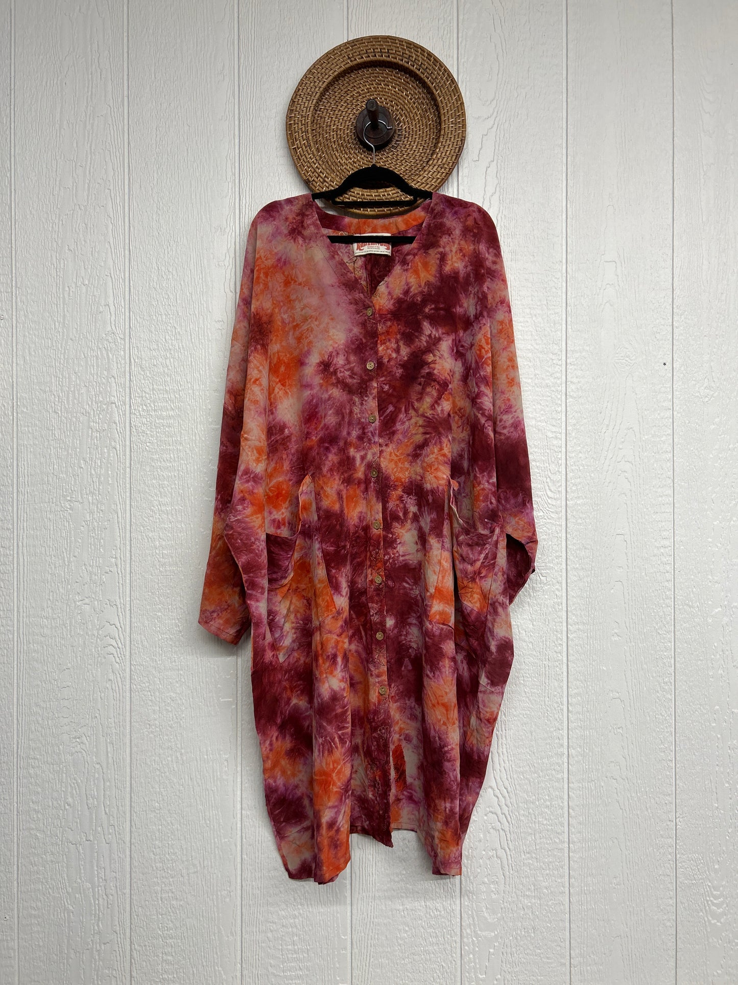 Crepe Sari Gaia Duster Dress 0426 266