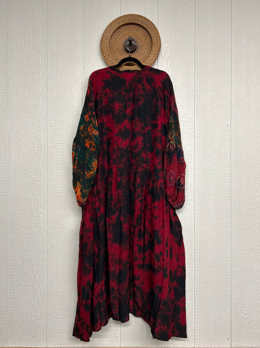 Crepe Sari Evermore Kimono 1026 077