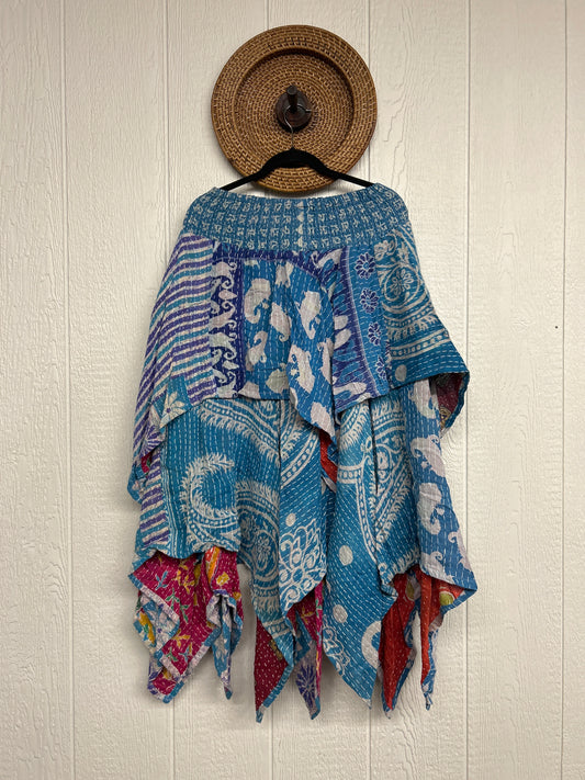 Pareo Kantha Pixie Skirt 0426 034