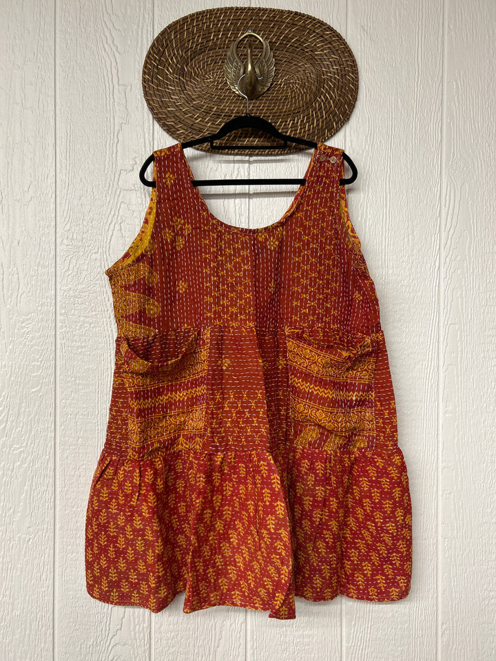Kantha Meadow Mini Dress 0625 009