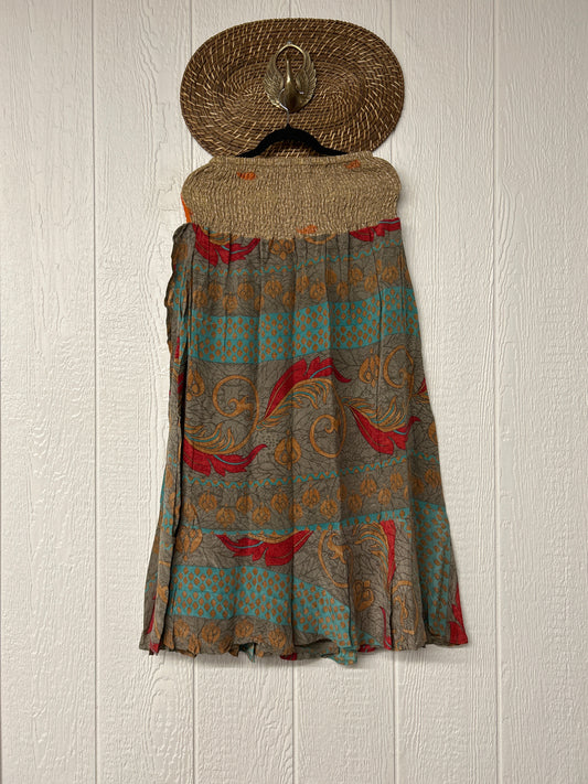 Crepe Sari Inner Peace Wrap Skirt 0626 063