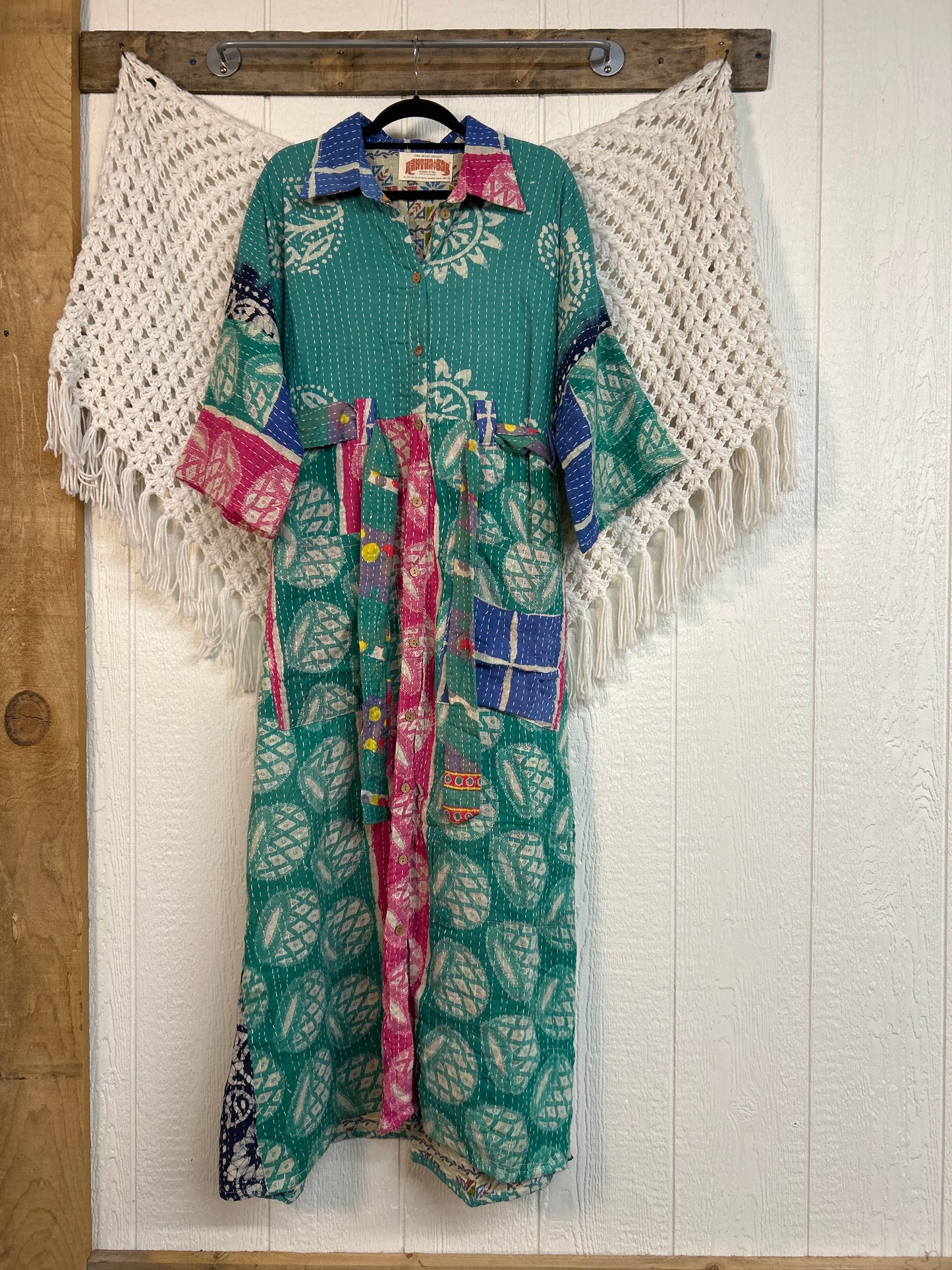 Pareo Kantha Gravity Duster Dress 0226 203
