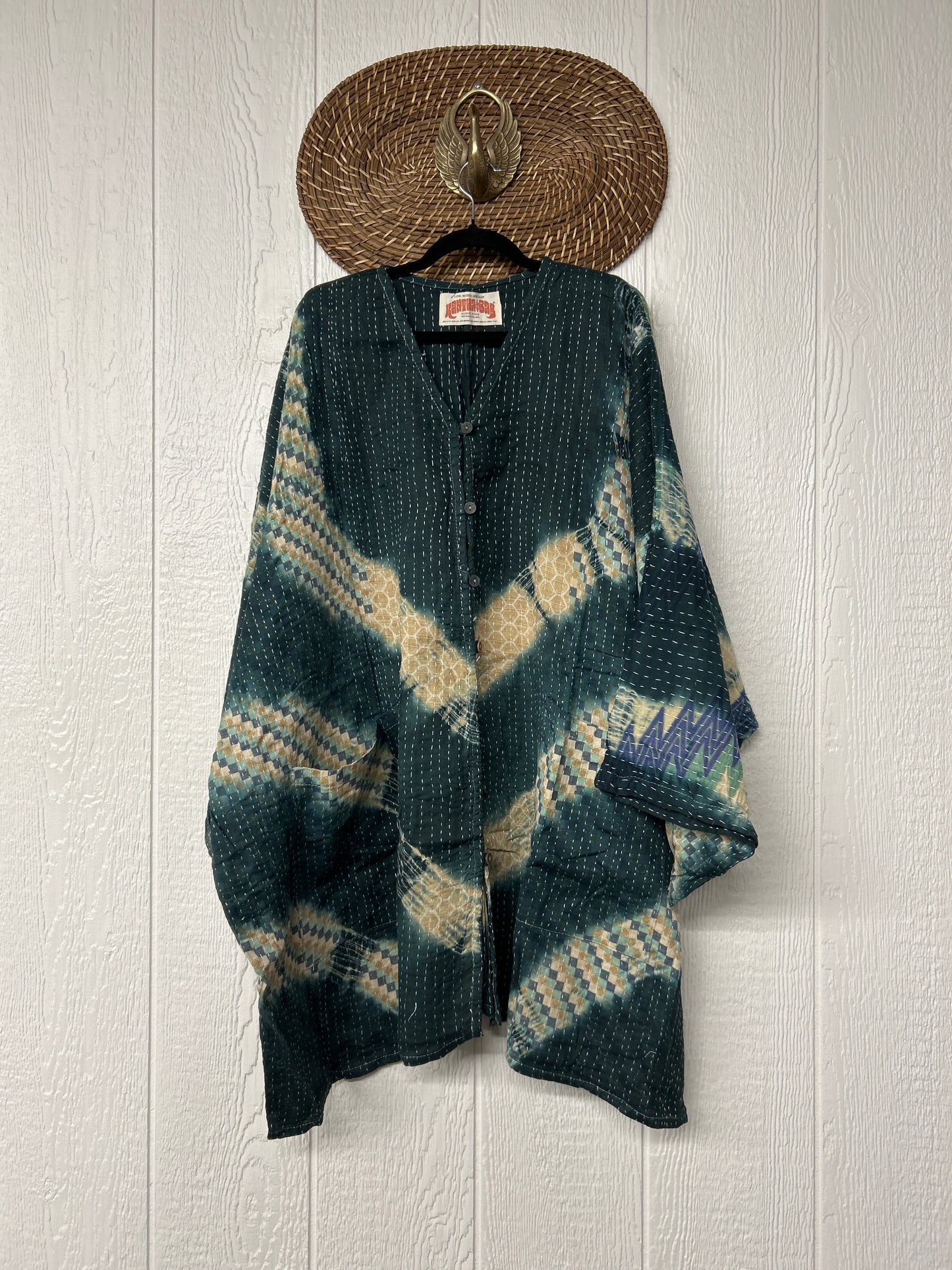 Pareo Kantha Gaia Button-Down Kimono 0526 046