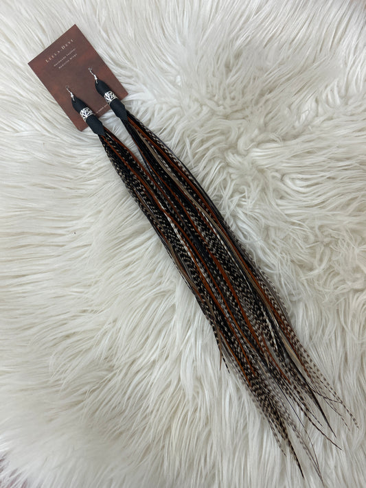 Feather Earrings - Long - 010