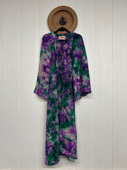 Crepe Sari Woodstock Duster Dress 0226 144