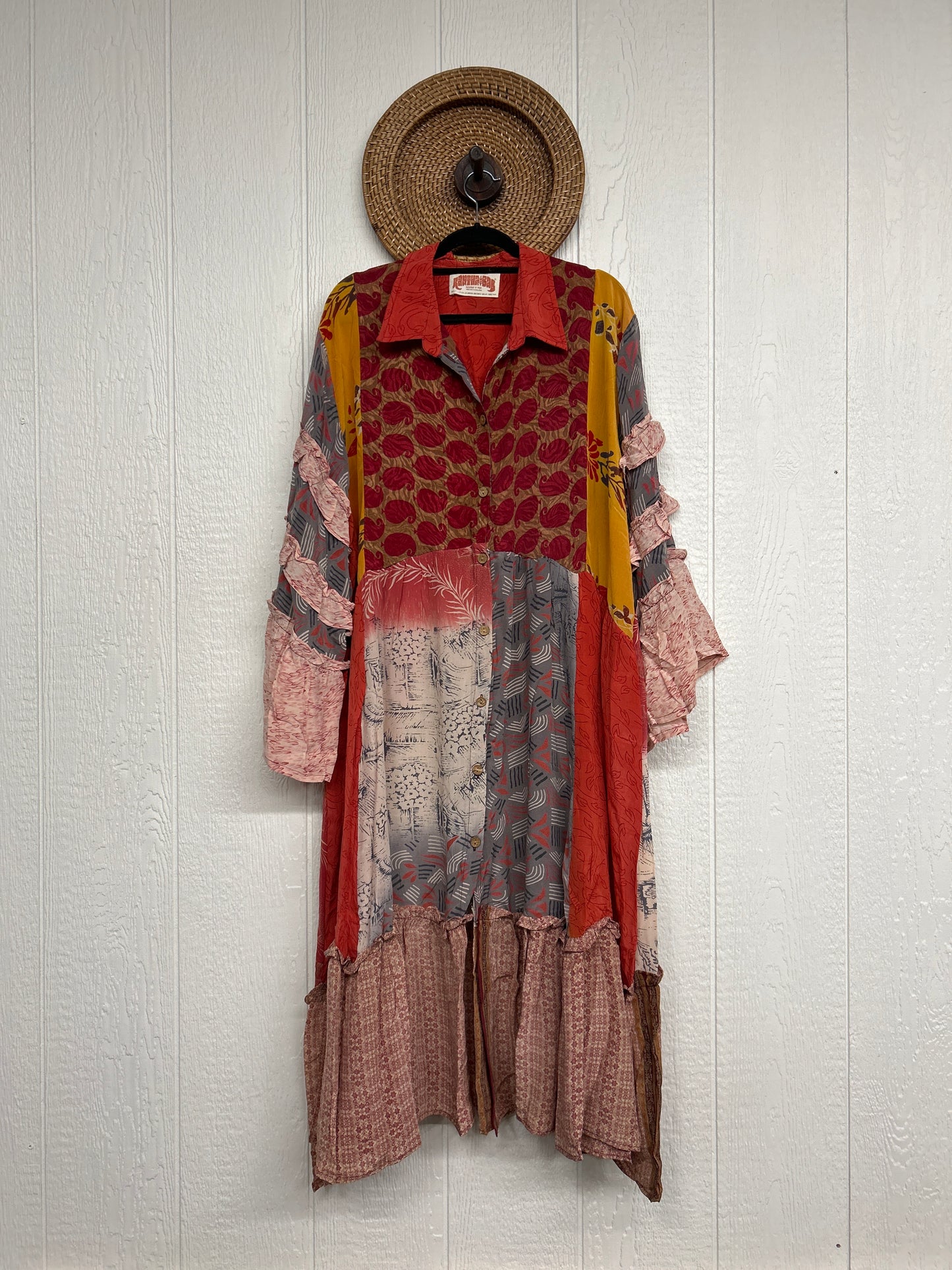 Crepe Sari Rhiannon Duster Dress 0226 212