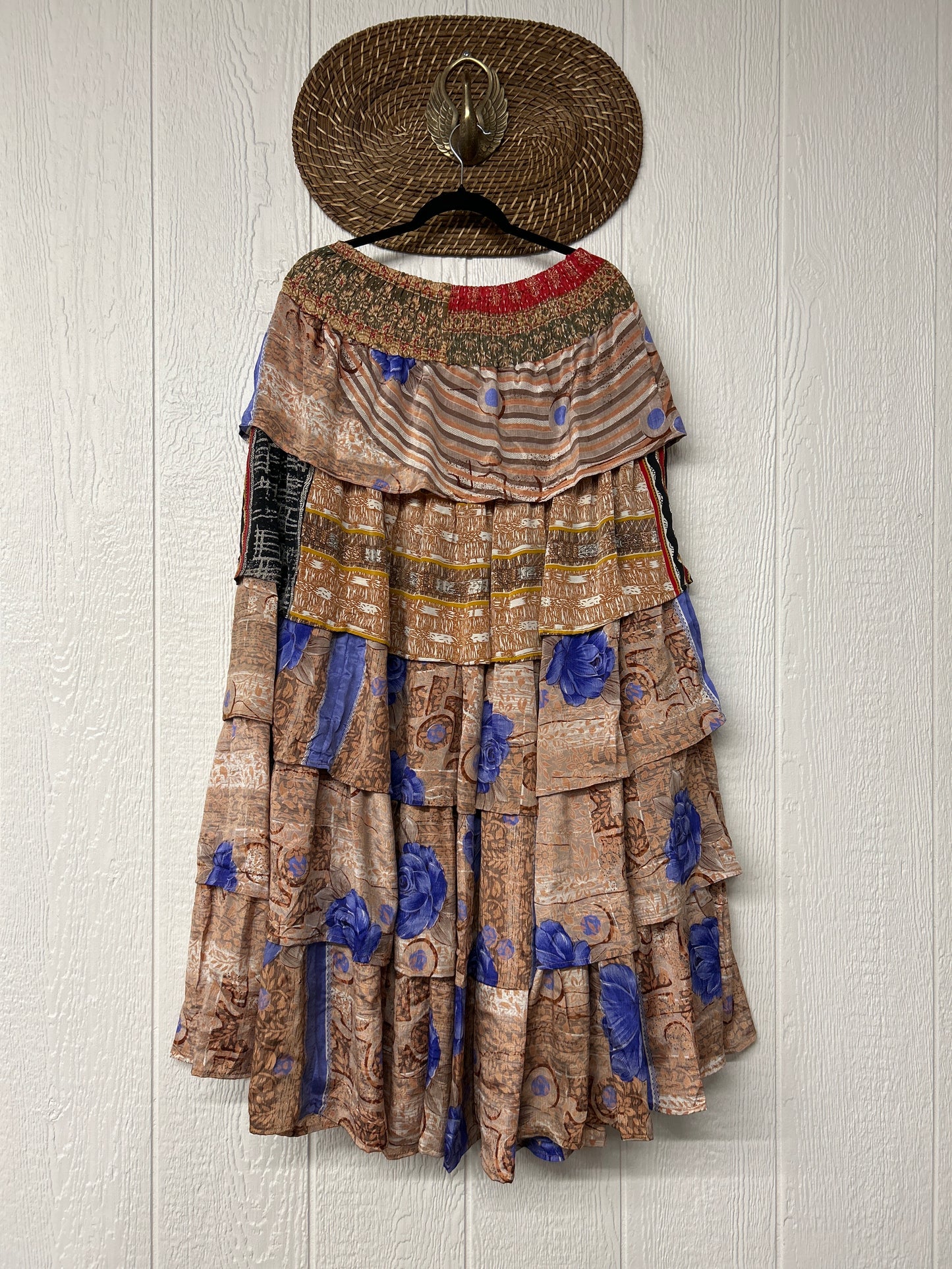 Rasgulla Sari Venus Ruffle Maxi 1125 043