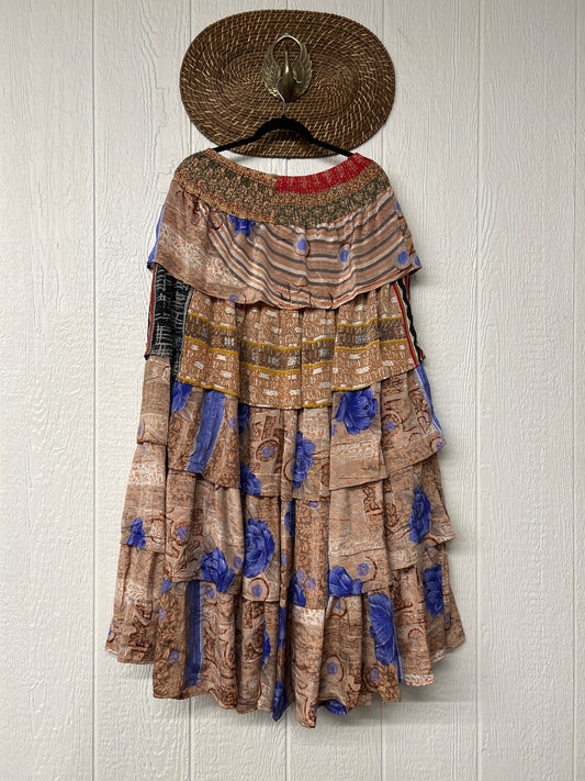 Rasgulla Sari Venus Ruffle Maxi 1125 043