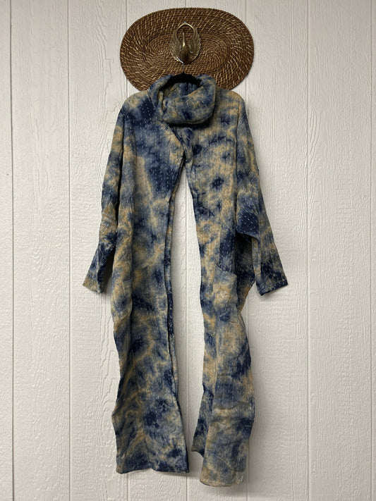 Aura Edit Koverlet Cowl Split Pullover 1026 018