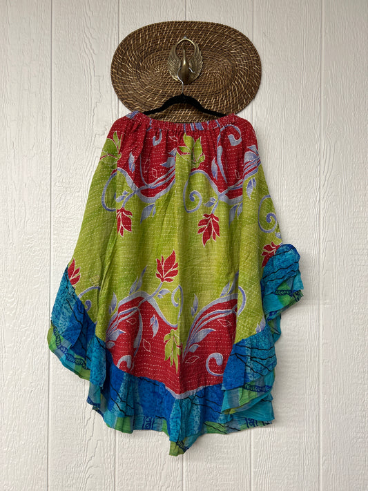Pareo Kantha Wild Rose Skirt 0426 007