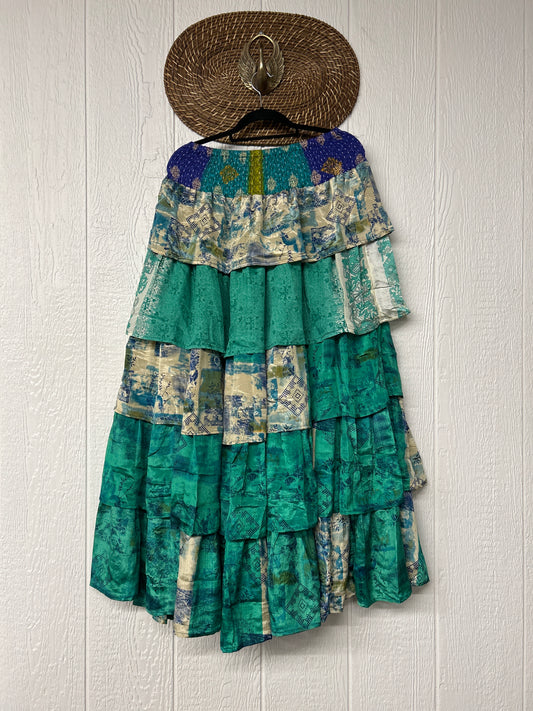 Rasgulla Sari Venus Ruffle Maxi 1125 026