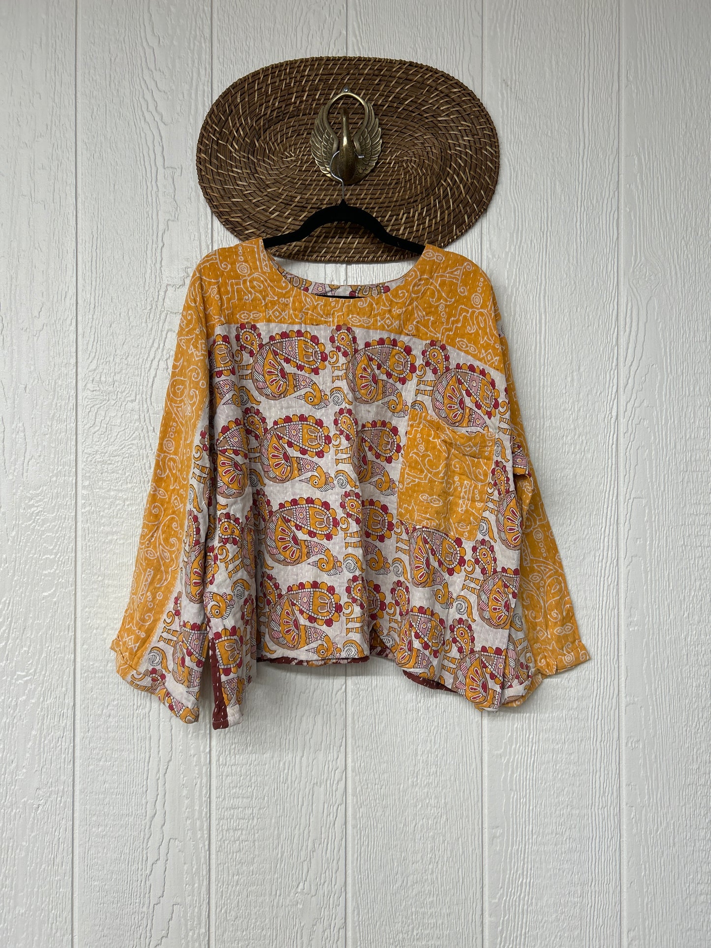 Pareo Kantha Wanderer Pocket Crop Top 0226 160