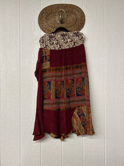 Crepe Sari Inner Peace Wrap Skirt 0626 222