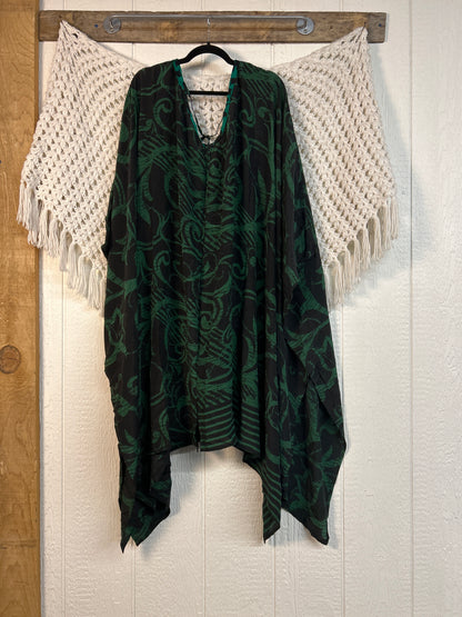 Crepe Sari Orchid Kimono 0626 210