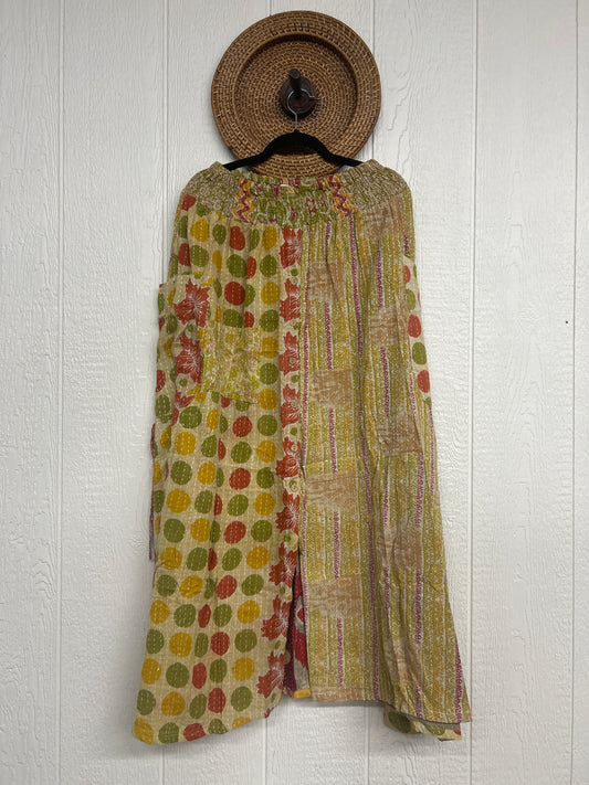 Pareo Kantha Butterfly Cargo Skirt 0426 262