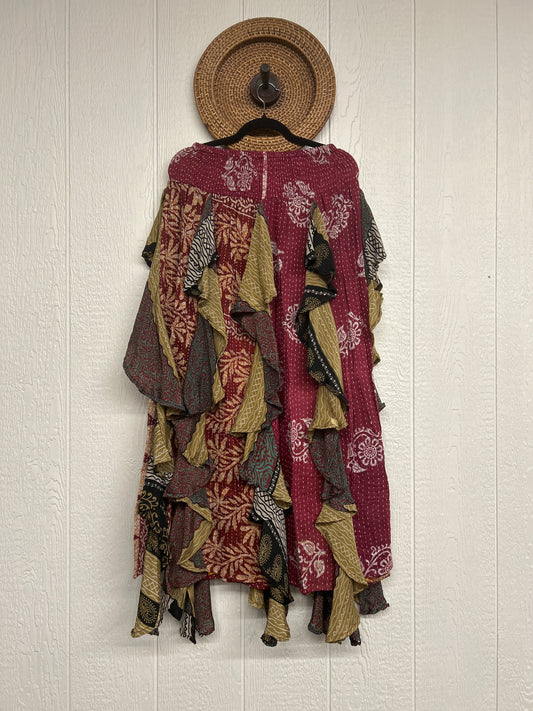 Pareo Kantha Willow Maxi Skirt 0826 011