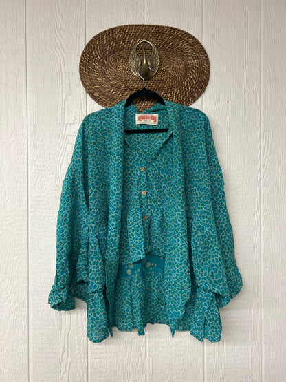 Crepe Sari Wild Rose Top 1225 204