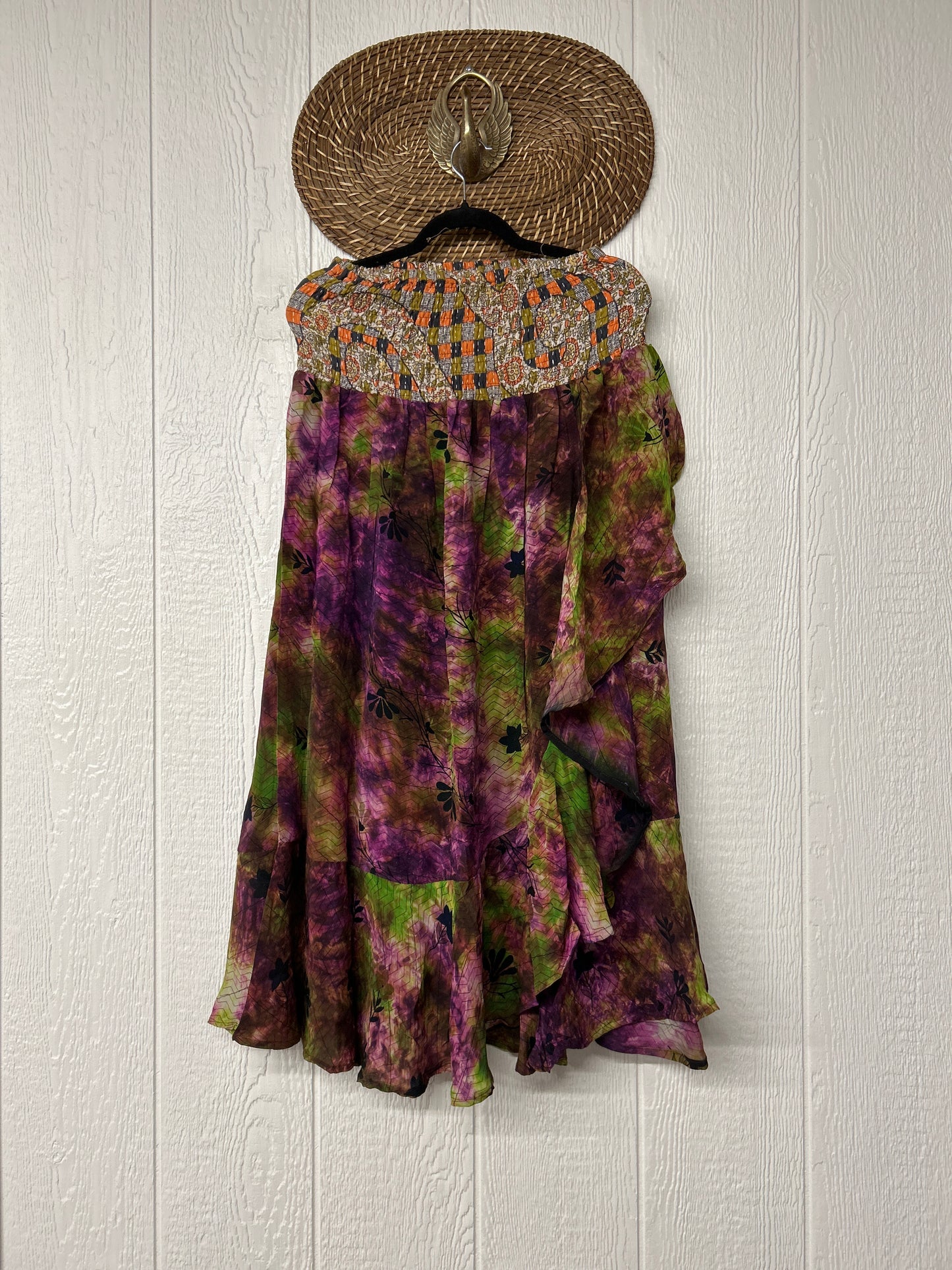 Crepe Sari Inner Peace Wrap Skirt 0626 247