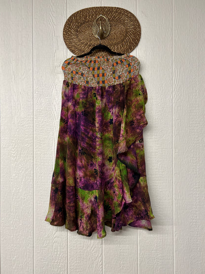 Crepe Sari Inner Peace Wrap Skirt 0626 247