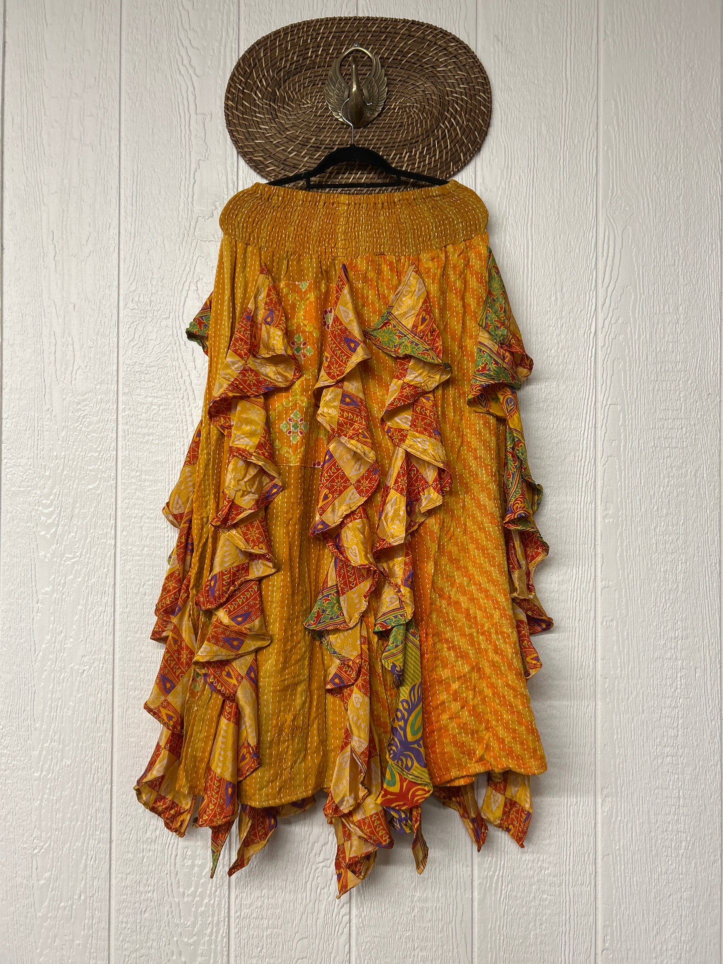 Pareo Kantha Willow Maxi Skirt 0826 192