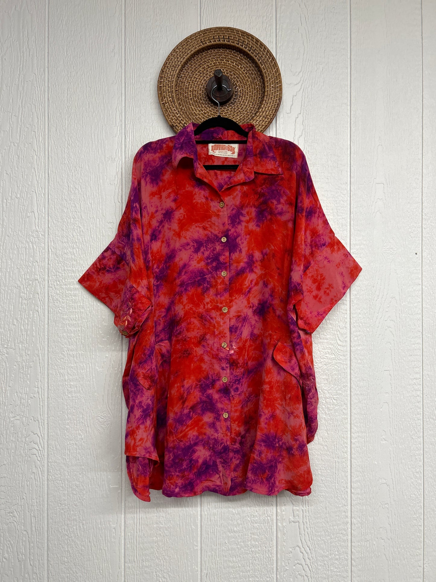 Crepe Sari Free To Be Button Down 0626 265