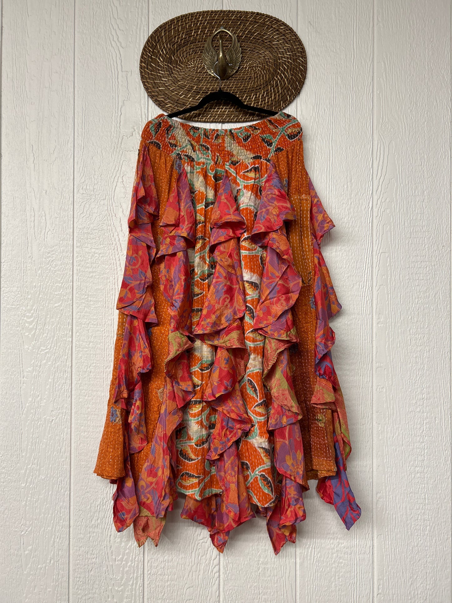 Pareo Kantha Willow Maxi Skirt 0826 101