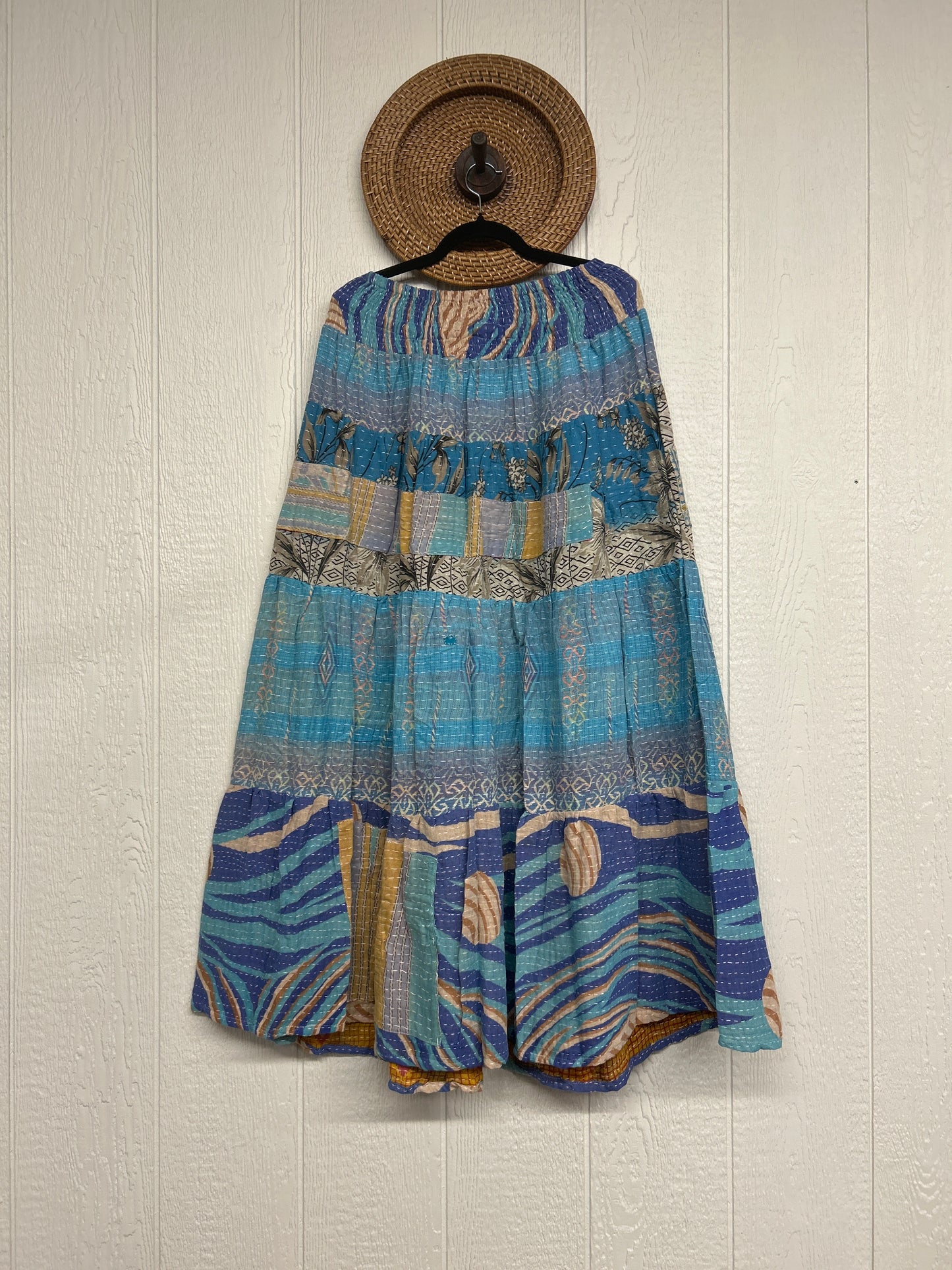 Pareo Kantha Lotus Maxi Skirt 0826 015