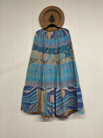 Pareo Kantha Lotus Maxi Skirt 0826 015