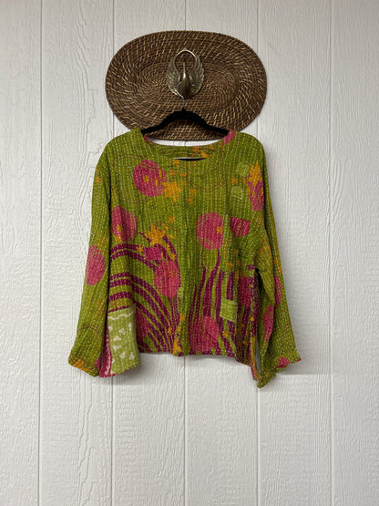Pareo Kantha Wanderer Pocket Crop Top 0226 157