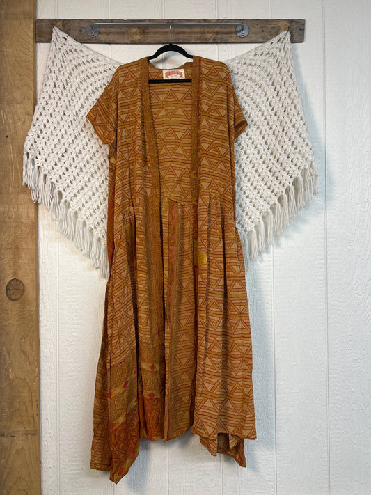 Crepe Sari Summer Evermore Kimono 0726 180
