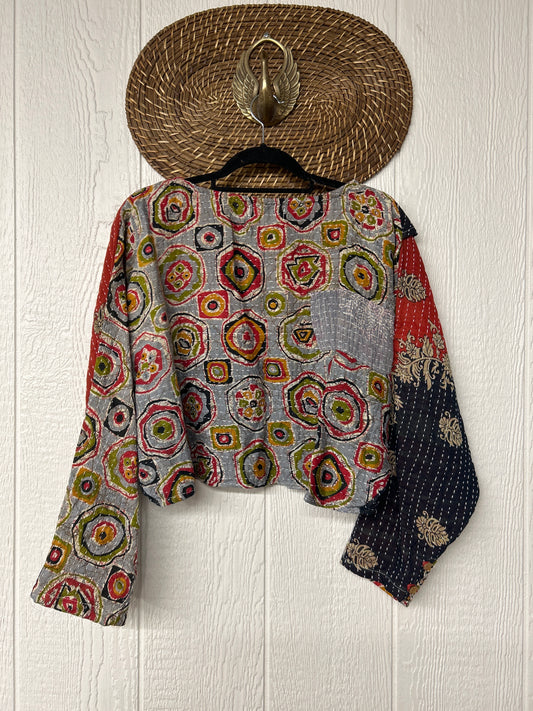 Pareo Kantha In Bloom Cropped Pullover 0326 216