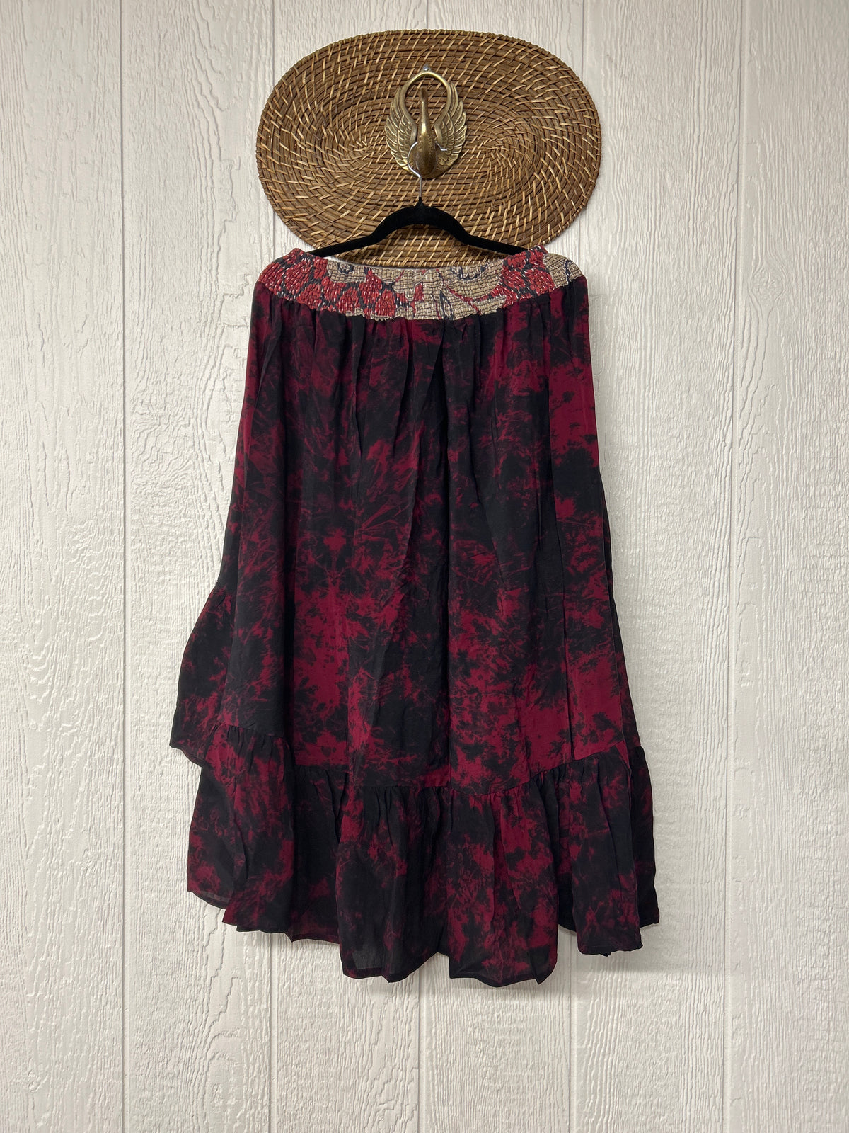 Crepe Sari Dahlia Skirt 1026 127