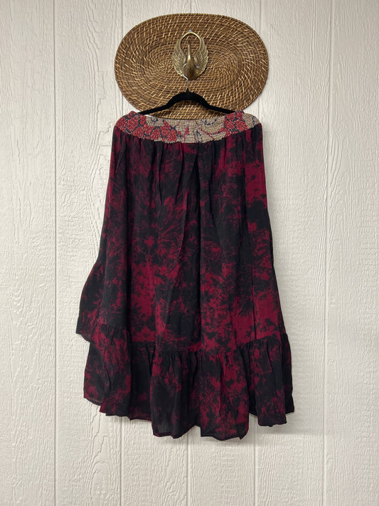 Crepe Sari Dahlia Skirt 1026 127