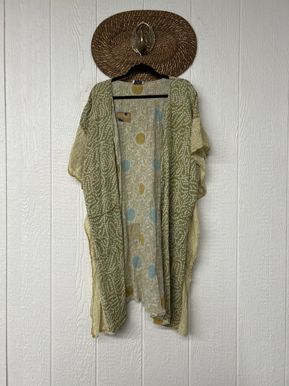 Alchemi Cotton Sari Take It Easy Summer Kimono 1026 002