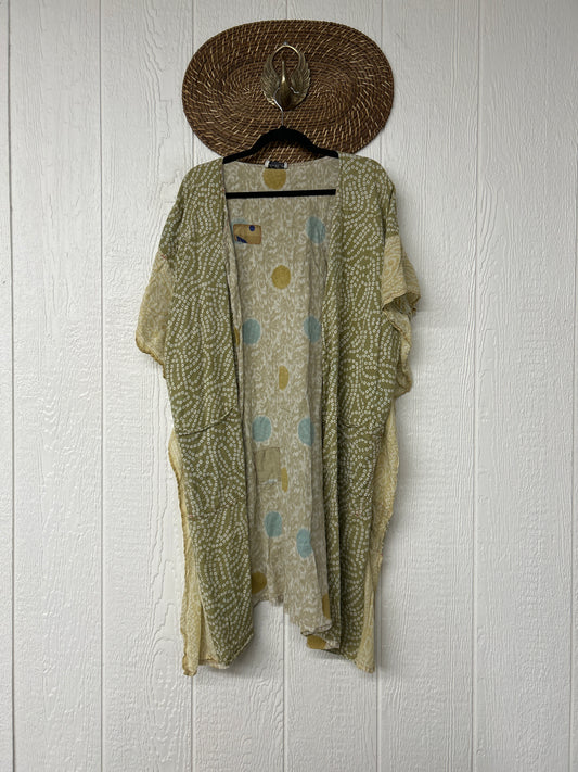 Alchemi Cotton Sari Take It Easy Summer Kimono 1026 002