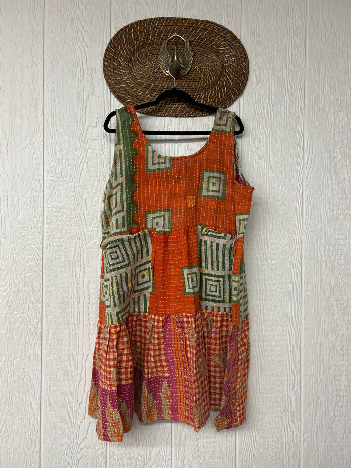 Kantha Meadow Mini Dress 0625 186