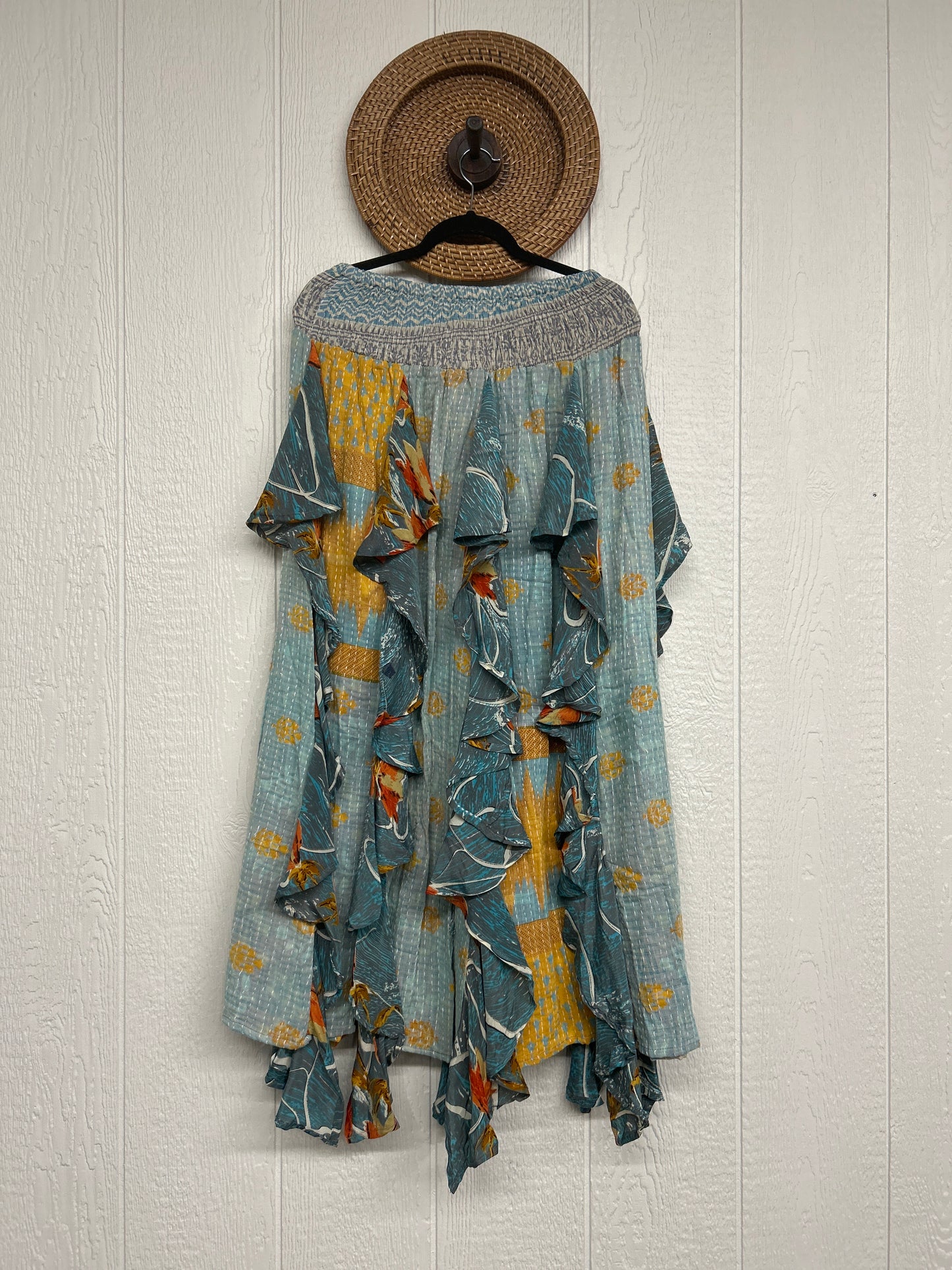 Pareo Kantha Willow Maxi Skirt 0826 097