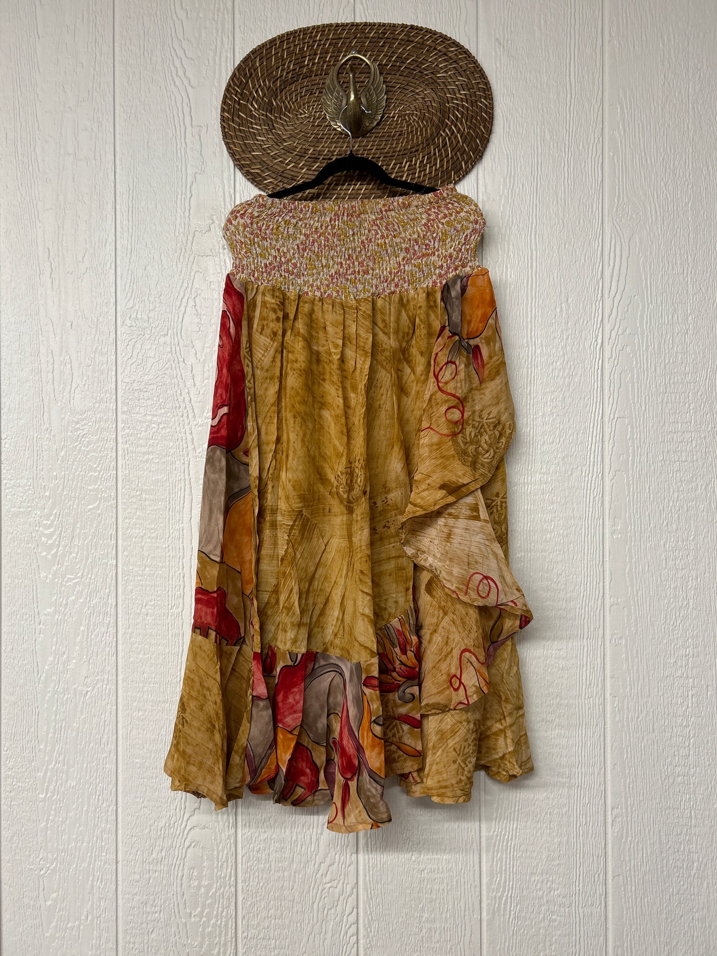 Crepe Sari Inner Peace Wrap Skirt 0626 213
