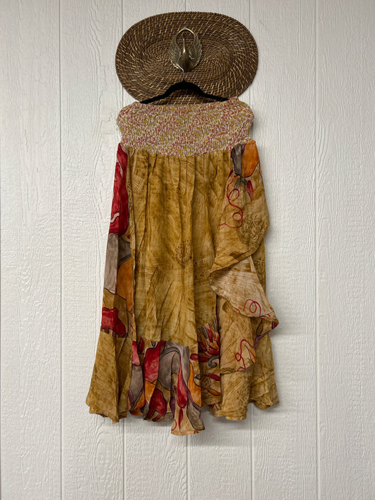 Crepe Sari Inner Peace Wrap Skirt 0626 213