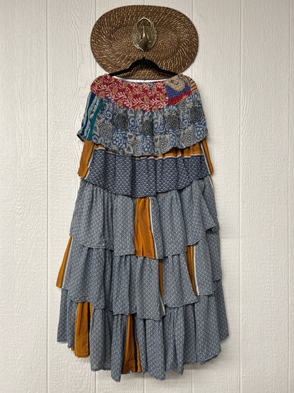 Rasgulla Sari Venus Ruffle Maxi 1125 125