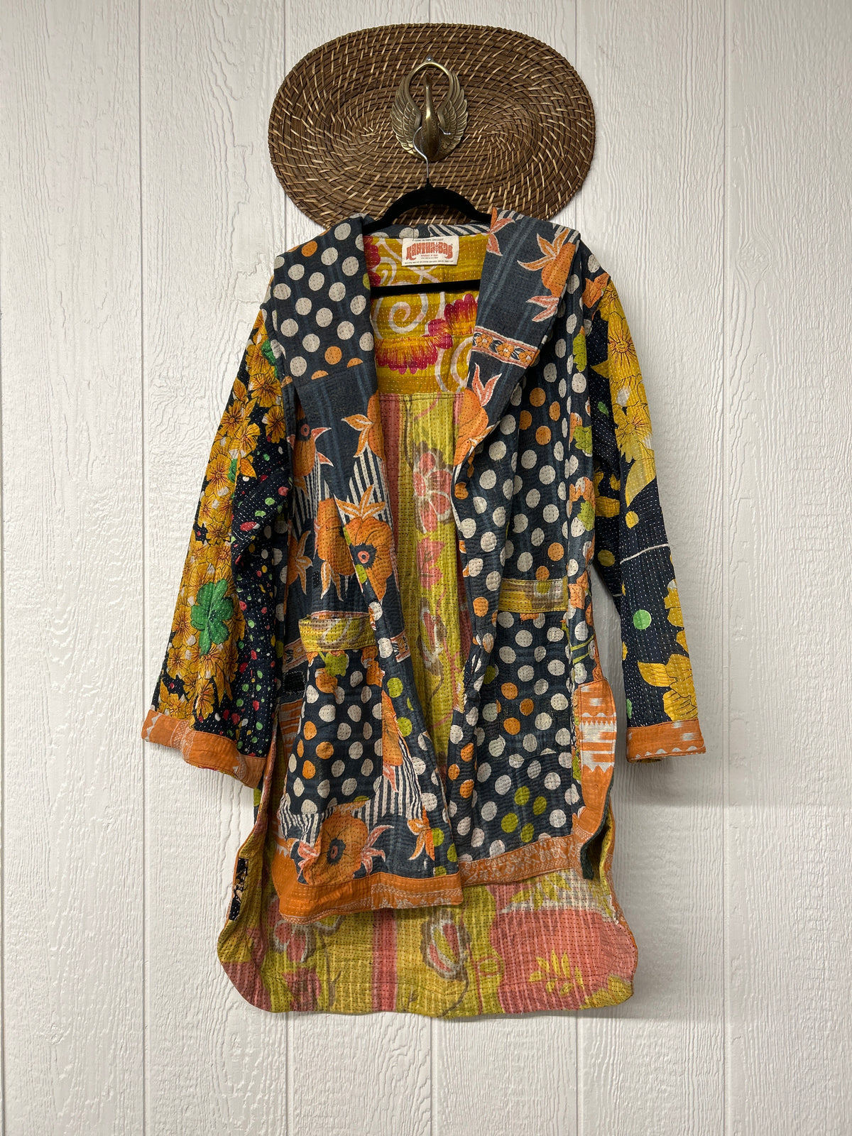 Fine Kantha Drifter Coat 1026 177